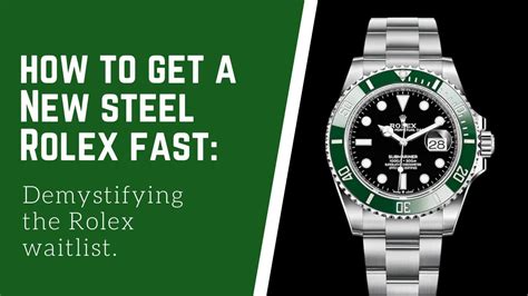 affidabilità liste rolex|steel rolex wait list.